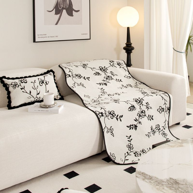 Special-Shaped Sofa Cushion Universal In All Seasons Irregular Seat Cushion Non-Slip Chenier  New American Sofa Cover Towel