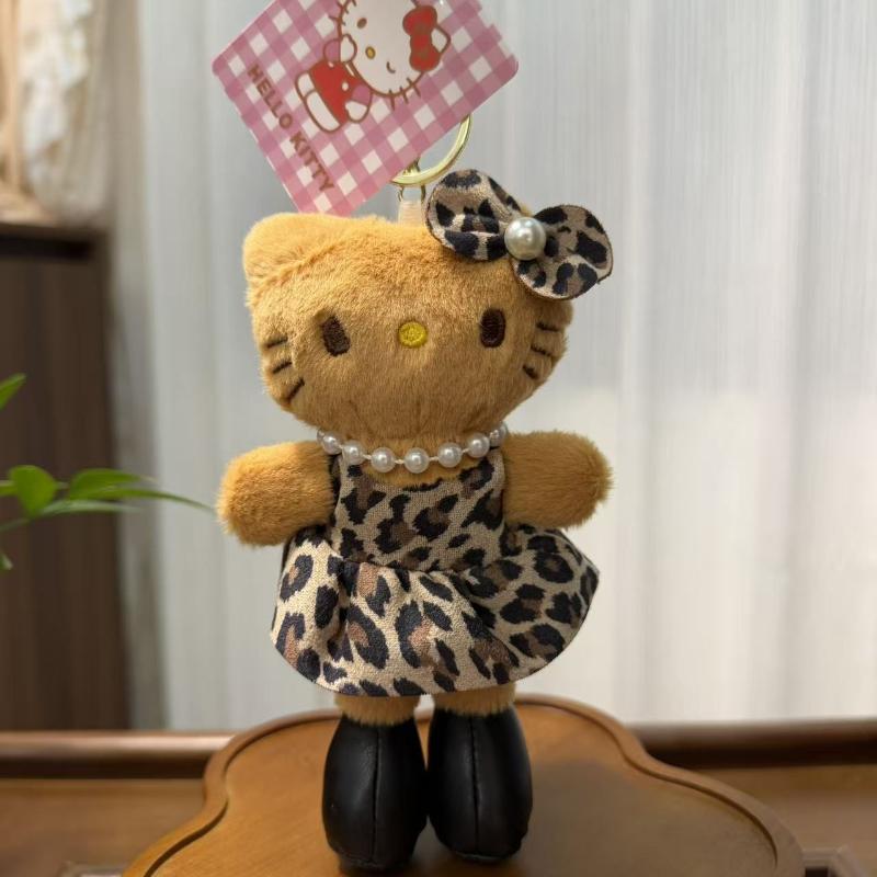 Cute Cartoon Sanrio Long Legs Hello Kitty Doll Keychain Pendant Backpack Hanging Ornament Decorative