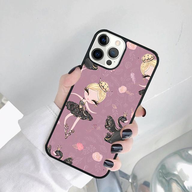 Ballerina Ballet Shoes Dance Girl Phone Case Cover For iPhone 17 Air 15 16 14 11 12 13 Pro MAX Plus