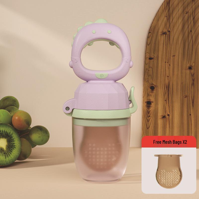 

Baby Fruit & Veggie Teether: Bite-and-Chew Feeder Bag for Teething and Complementary Foods