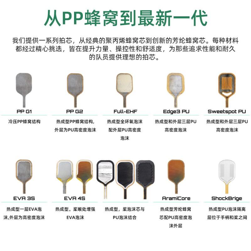 Professional Carbon Fiber Pickleball Paddle Heat-Pressed One-Piece Construction Lightweight Tournament Ready