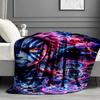 Demon Slayer Print Blanket - Soft & Comfortable, for Bedroom, Travel, Sofa, Home Decoration - Birthday Christmas Gift for Friend