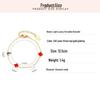 Schmetterling Herz Kleeblatt Titanstahl Armband - Modischer Leichter Luxus Schmuck