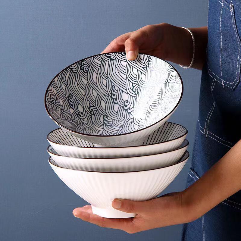 Керамическая миска для рамена Linpan 8 дюймов