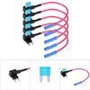 5Pcs Auto Auto Sicherung Tap Adapter Mini ATM Blade Sicherungen Halter