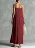 2026 Cross Stripe Women's Summer Maxi Camisole Dress - Loose, Beach Vacation Style, European & American Fashion