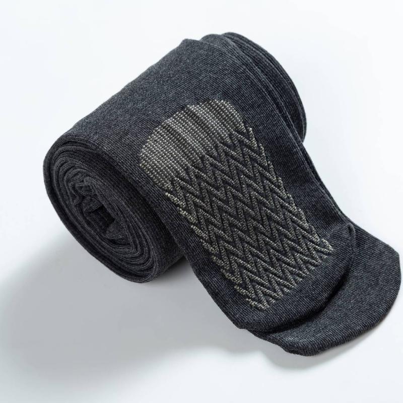 

1 пара жіночих легінсів однотонного кольору на весну та осінь, тонкі колготки з вертикальною смужкою, що не ковзають темно-сірий