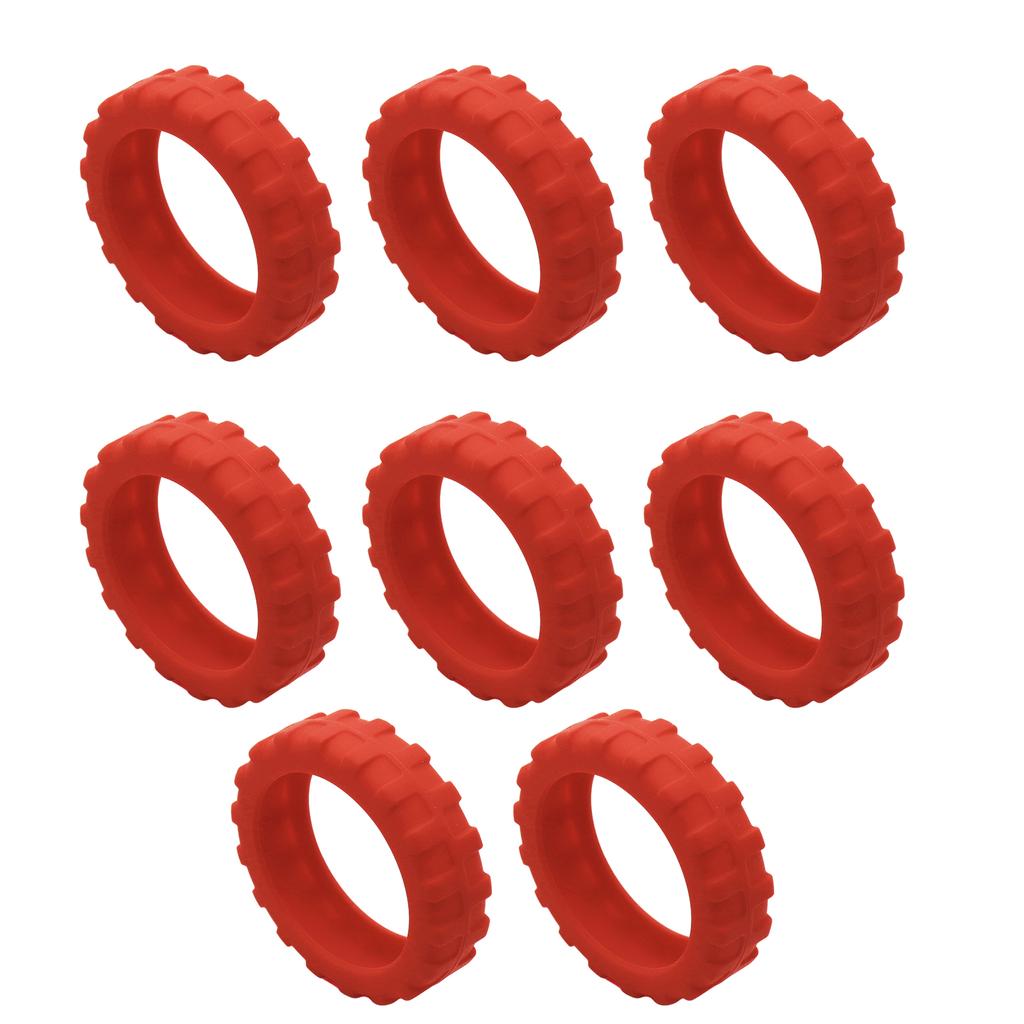 8 Pieces Luggage Wheel Protector Covers Luggage Wheel Covers Reduce Noise and Protect Your Suitcase Wheels for Men Women