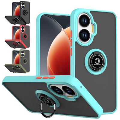 Armor Matte Case For Xiaomi Poco F7 5G Cover Ring Magnetic Stand Holder Shockproof Shell Coque Fundas