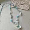 Bohemian Mixed Color Rice Beads Chain Choker Summer  Beach Necklace For Women Boho Starfish Choker Necklace Jewelry