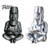 Talos 3D Printed Reading Moai Figurine Ornament, Cross-Legged Sitting Statue Desktop Decoration, Creative Sculpture, Unique Gift for Students Office