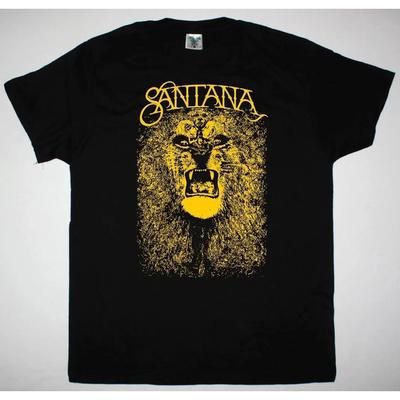 Unisex T-Shirt Mit Santana Löwenprint, Geschenk Für Einen Fan