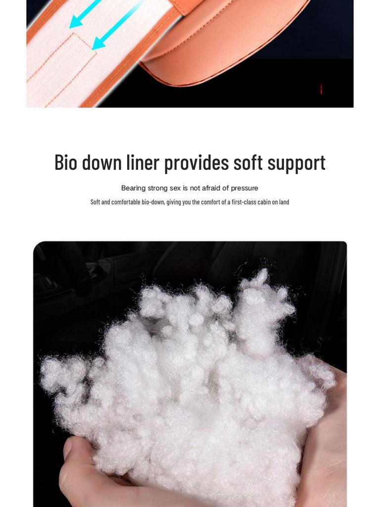 Neck Support Pillow for Ideal Headrest L6L7/L8/L9: MEGA Car Lumbar and Neck Protector
