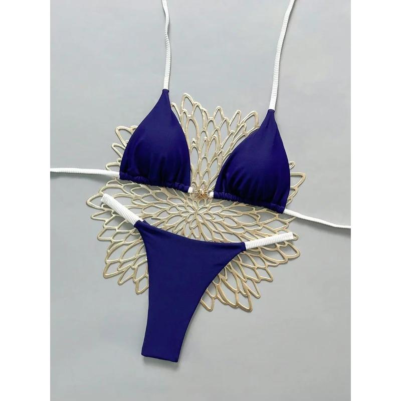 Micro Bikinis 2026 Push Up Women Swimsuits Sexy Swimwear Brazilian Bikini Set Thong Biquini Solid Swimsuit Summer Beachwear