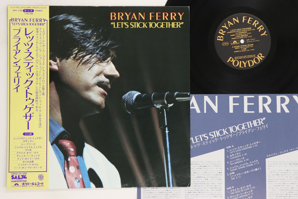 

LP Record BRYAN FERRY - Let s Stick Together MPF1102 POLYDOR 1977 Japan Obi Rock Used