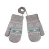 Hanging Neck Rope Children Knitted Mittens Thickened Warm Winter Warm Gloves  Winter Season