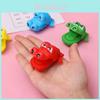 Mini Plastic Animal Pullback Toy Featuring Crocodile Design For Sensory And Cognitive Skills