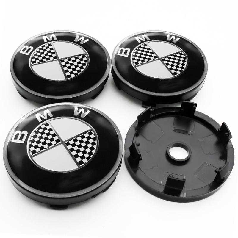 4Pc 56mm+60mm Car Logo Wheel Center Cap Emblem For BMW M Performance E46 E90 E60 F10 E39 F30 E36 F20 E87 E90 E70 Hub Cover Badge