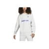 Nike Sweatshirt fleece cu gât rotund cu litere pentru bărbați gri DM5207-025