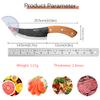 Forged Chef Knives Professional Kitchen Knife Wooden Handle Meat Cleaver Fruit Cutter Boning Knife Kitchen Supplies BBQ Cooking