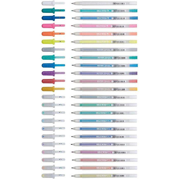 Gelpennen - Sakura - Gelly Roll 24 - 12 Stardust - 6 Metallic - 5 Moonlight