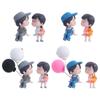 Console Girls Gifts Dashboard Figure Car Decoration Cartoon Couples Action Figure Balloon Ornament