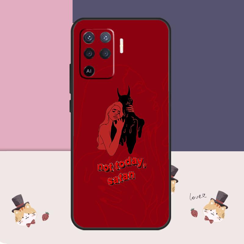 Aesthetic Devil Woman Bad Girl Case For Oppo A94 A74 A54 A18 A38 A58 A78 A98 A80 A60 A40 A96 A76 A16 A15 A17 A57 A77 A5 Pro
