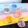 Large Capacity Double Layer Braces Storage Box Sealed Denture Soaking Cleaning Box  for Home