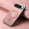 Módní kožené tenké pouzdro šetrné k pokožce pro Google Pixel 10 9 Pro XL 8 7 A Pro Magnetické nabíjení Celobalení Ochranný kryt proti pádu