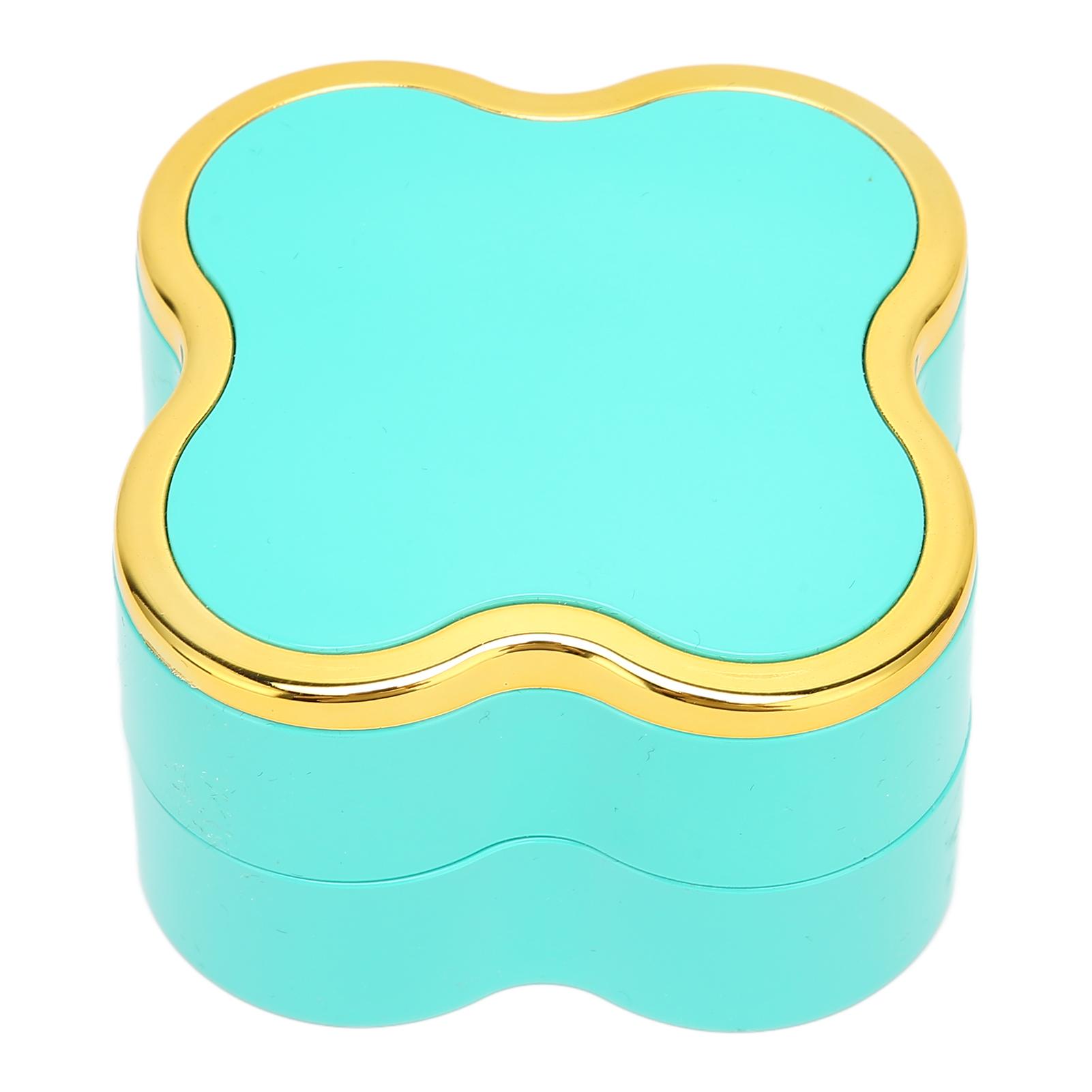 Four Lf   Shaped   Box Portable Jewelry Storage Display Case with Light
