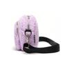 MLB Lambswool Series LA Dodgers Logo Camera Bag Women Shoulder Bag Purple Pink 3ACRS0316-07LDL