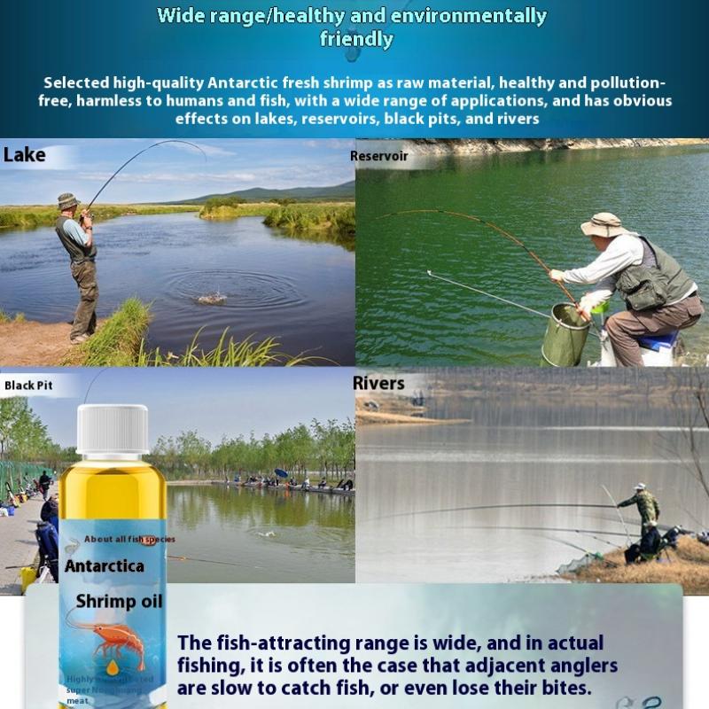 Antarctic Krill Shrimp Oil Flavoring Fishing Pit Silver Carp Attractant Carp High Protein Feed Fishing Wine Attractant