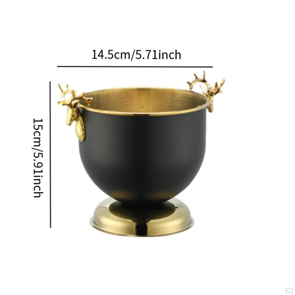 Ice Bucket for Beverages Wine Chiller Container Home Club Events