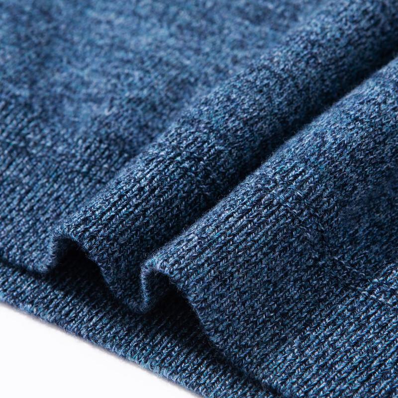 Men's 90% Wool Blend Crew Neck Sweater