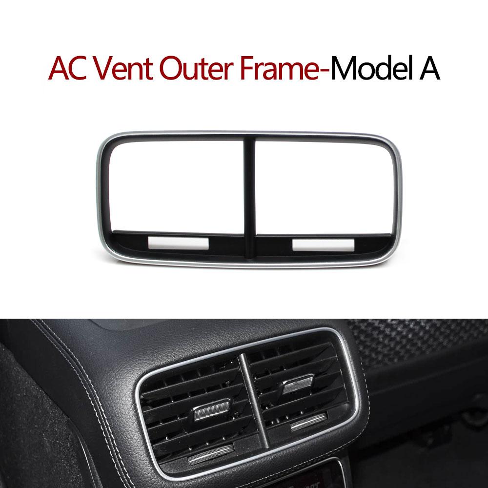 Car Rear Console Air Conditioner Air Outlet Grille AC Tab Clip Repair Kit Outer Frame For Mercedes Benz GLS GLE W167 2020-2025