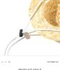 Handmade Woven Straw Hat for Weilai Nomi Robot - Car Interior Decoration for ES6/ES8