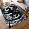 15 Sizes Black Dragon Painting Printed Carpet Fashion Mat Non -slip Carpet Rug Outdoor Carpet Door Mat Play Mat Birthday Gift