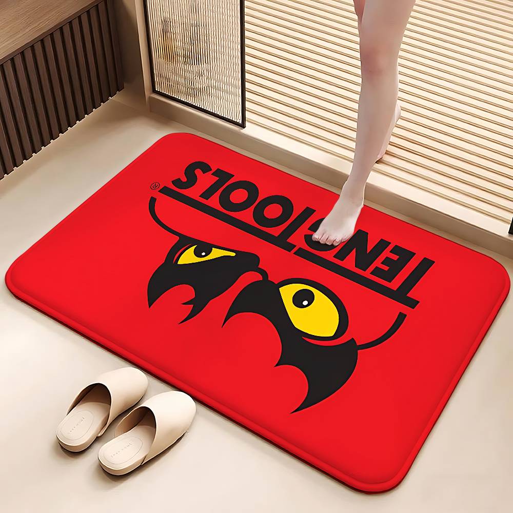 Teng Tools Logo Carpet Bathroom Anti-slip Mat Door Mat Home Decoration Mat Entrance Door Mat Scratch-resistant Door Mat