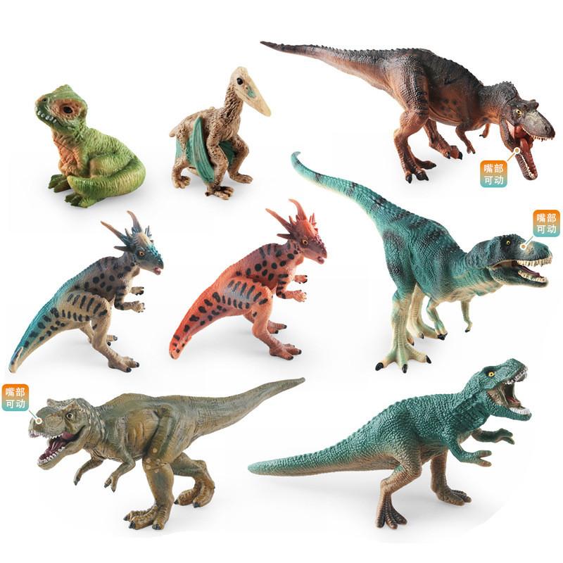 Detailed Pvc Static Dinosaur Figures Including Rex Pterosaurs Triceratops For Home Decor