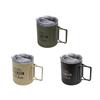 Camping Cup Insulated Rustproof Coffee Mug Stainless Steel Camping Mug for Outdoor Backpacking Touring Trips Hiking Travelling
