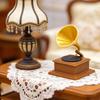 Retro Miniature Record Player Dollhouses Model for Retro Record Player Artistic Detail