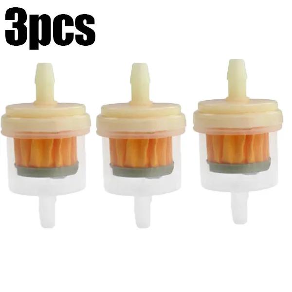 1-6pcs Car Gasoline Oil Filter Pipes Universal Inline Gas Fuel Filter for Small Engine Lawn Mower Motorcycle Accessories 6MM-8MM