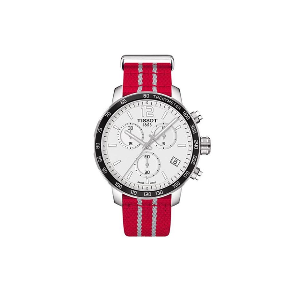 TISSOT Quartz Movement 100m Water Resistance Men's Watches Watch 42mm Silver Dial Stainless Steel Case T095.417.17.037.12
