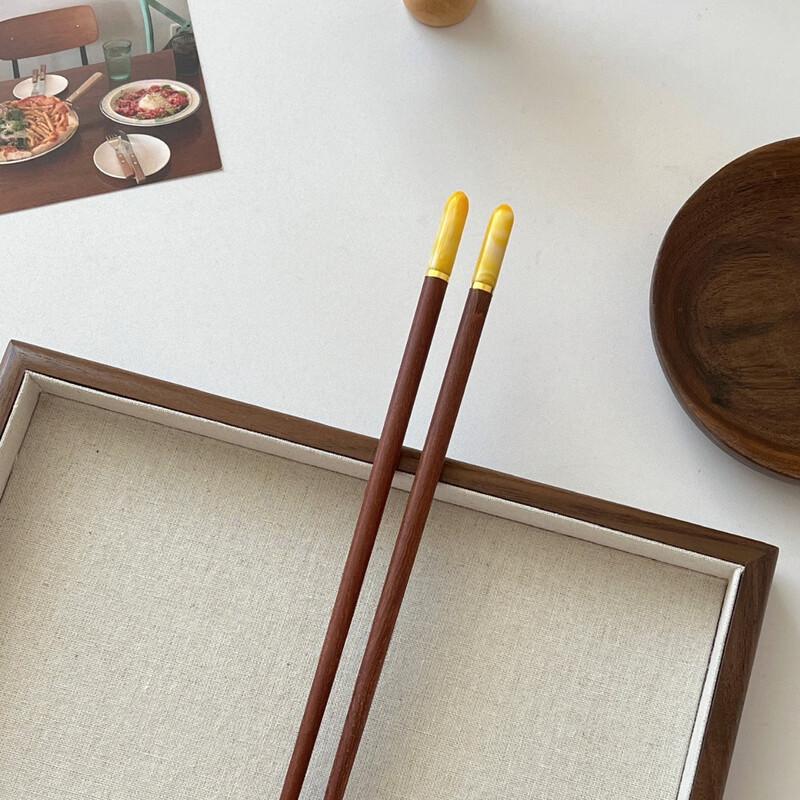 Zuozhixun Rotes Sandelholz Glasierte Essstäbchen