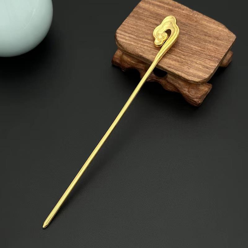 1pc Women's Elegant Hair Needle Chinese Style Auspicious Cloud Hair Stick Daily Party Wear Girl Fashion Jewelry Hair Accessories