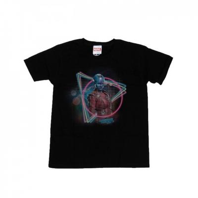 Girls Guardians Of The Galaxy Neon Nebula Cotton T-Shirt