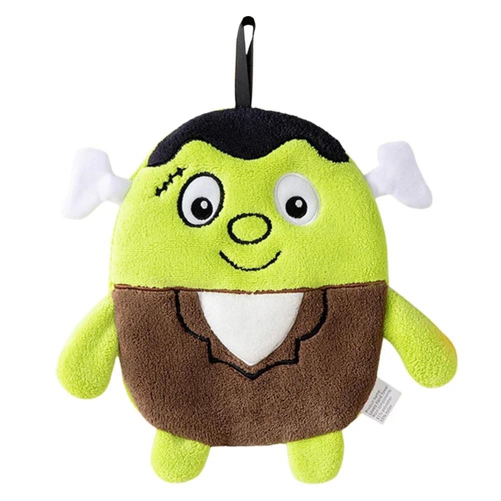 Hand Towel Halloween Hanging Thickened High-quality Coral Fluff Towel Absorb Water and Quick-drying Children s Towel