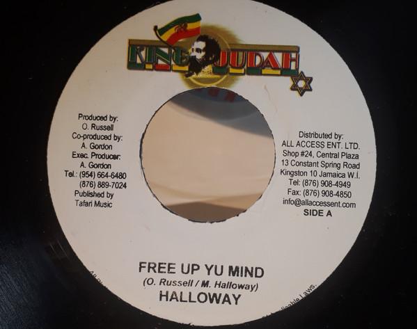 

7inch Record HALLOWAY / LITTLE HERO - Free up Yu Mind / Help Dem My God NONE King Judah Jamaica Reggae, Ska & Dub Used