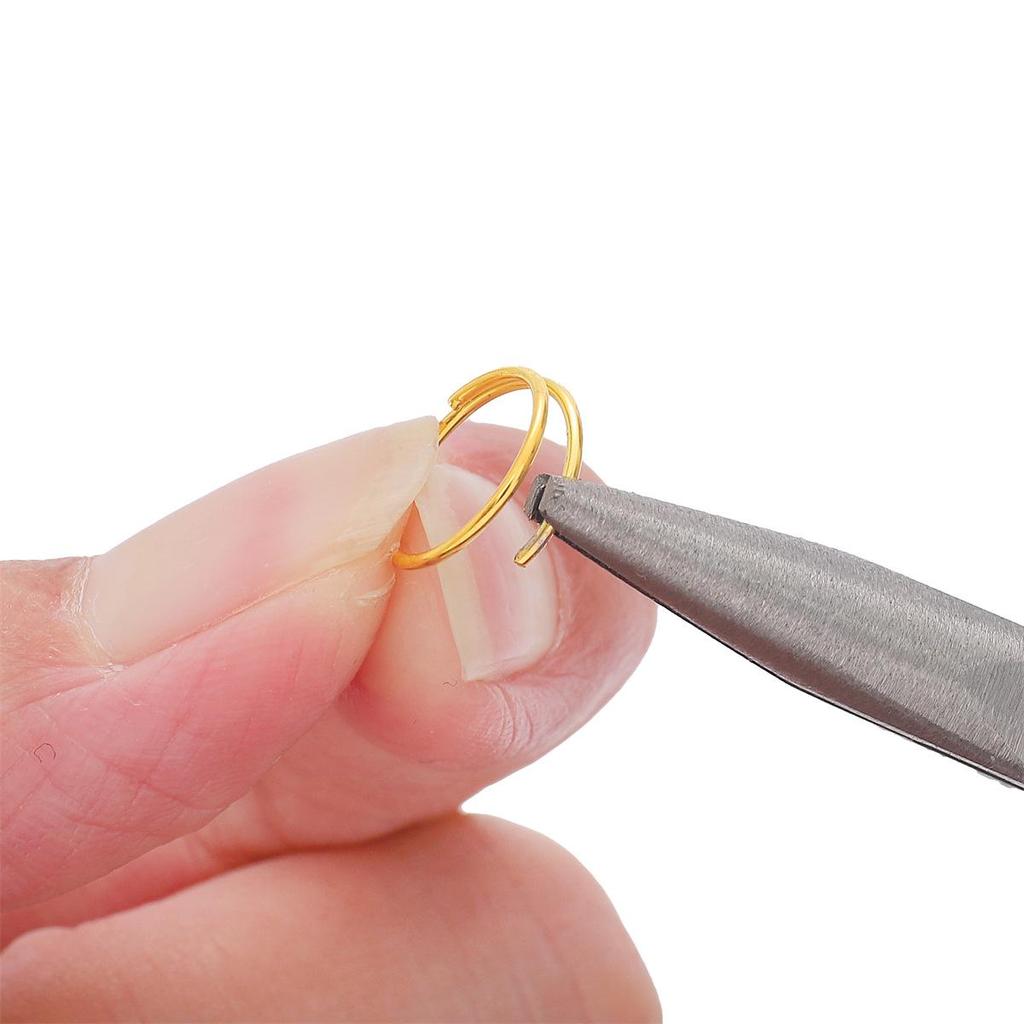 Żelazne Podwójne Kółka Otwierane: DIY Elementy do Biżuterii na Bransoletki, Naszyjniki i Łańcuszki do Telefonów