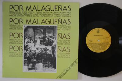 LP Record VARIOUS - Por Malaguenas 5304031271 HISPAVOX 1986 Spain Latin Used
